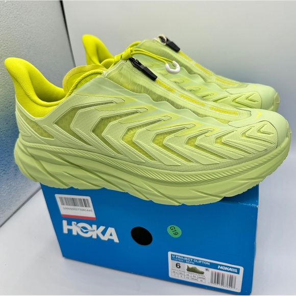 NWT Hoka Project Clifton Butterfly Evening Primrose Unisex Sneaker Shoes BEPM - Picture 6 of 16